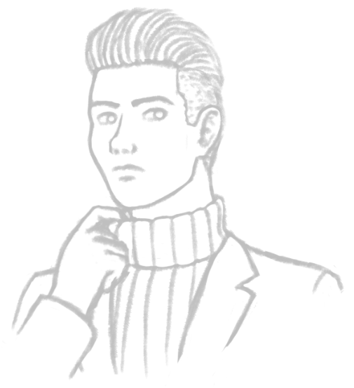 Classy man with a turtleneck